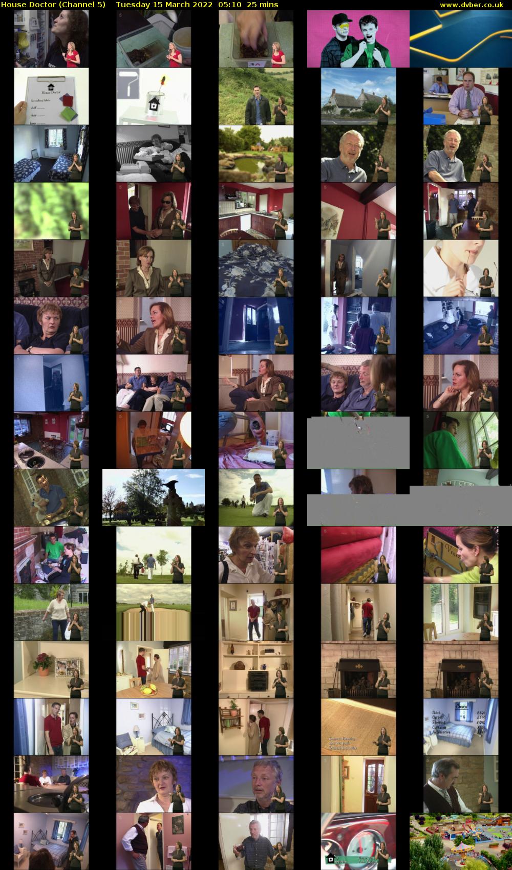 House Doctor (Channel 5) Tuesday 15 March 2022 05:10 - 05:35