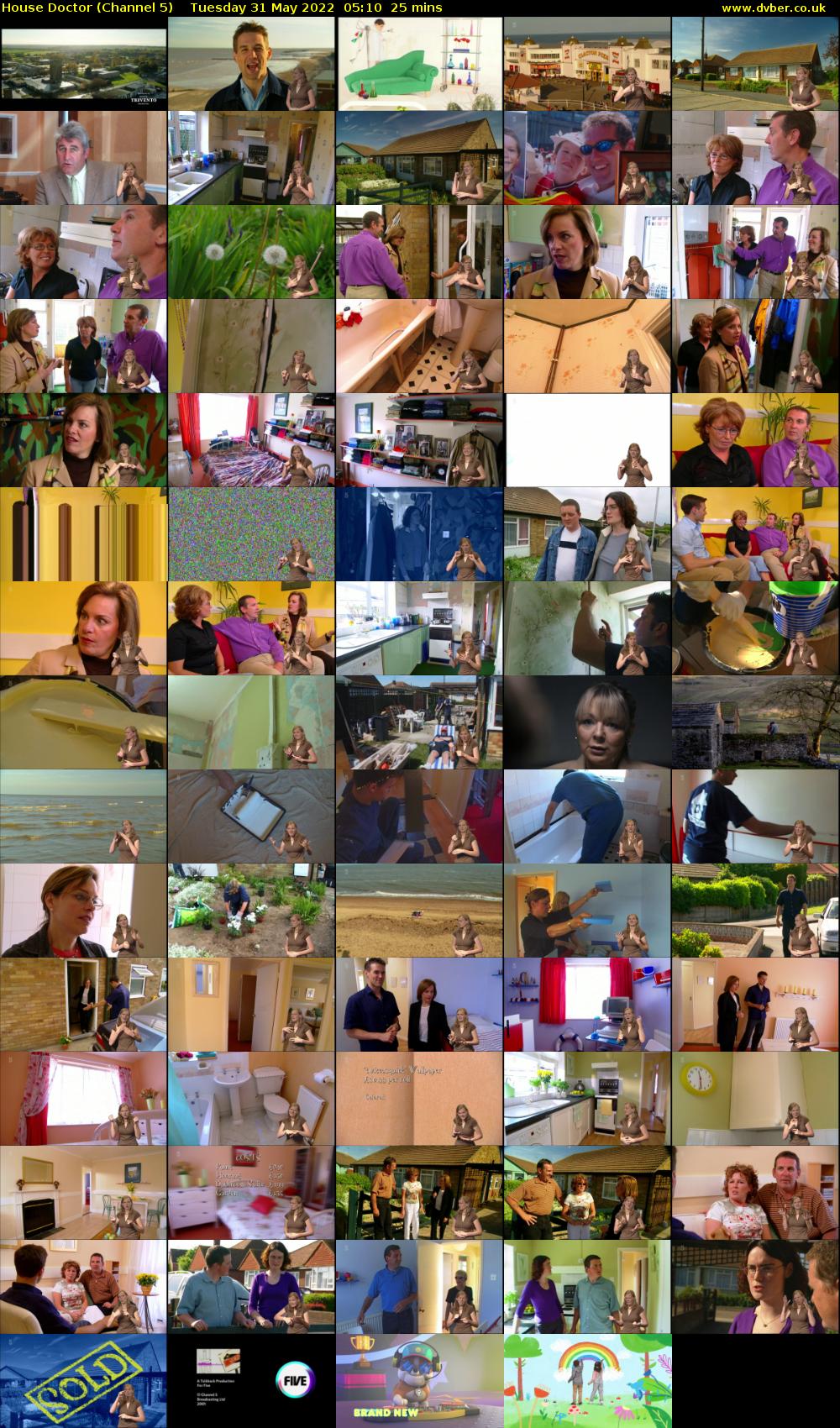 House Doctor (Channel 5) Tuesday 31 May 2022 05:10 - 05:35