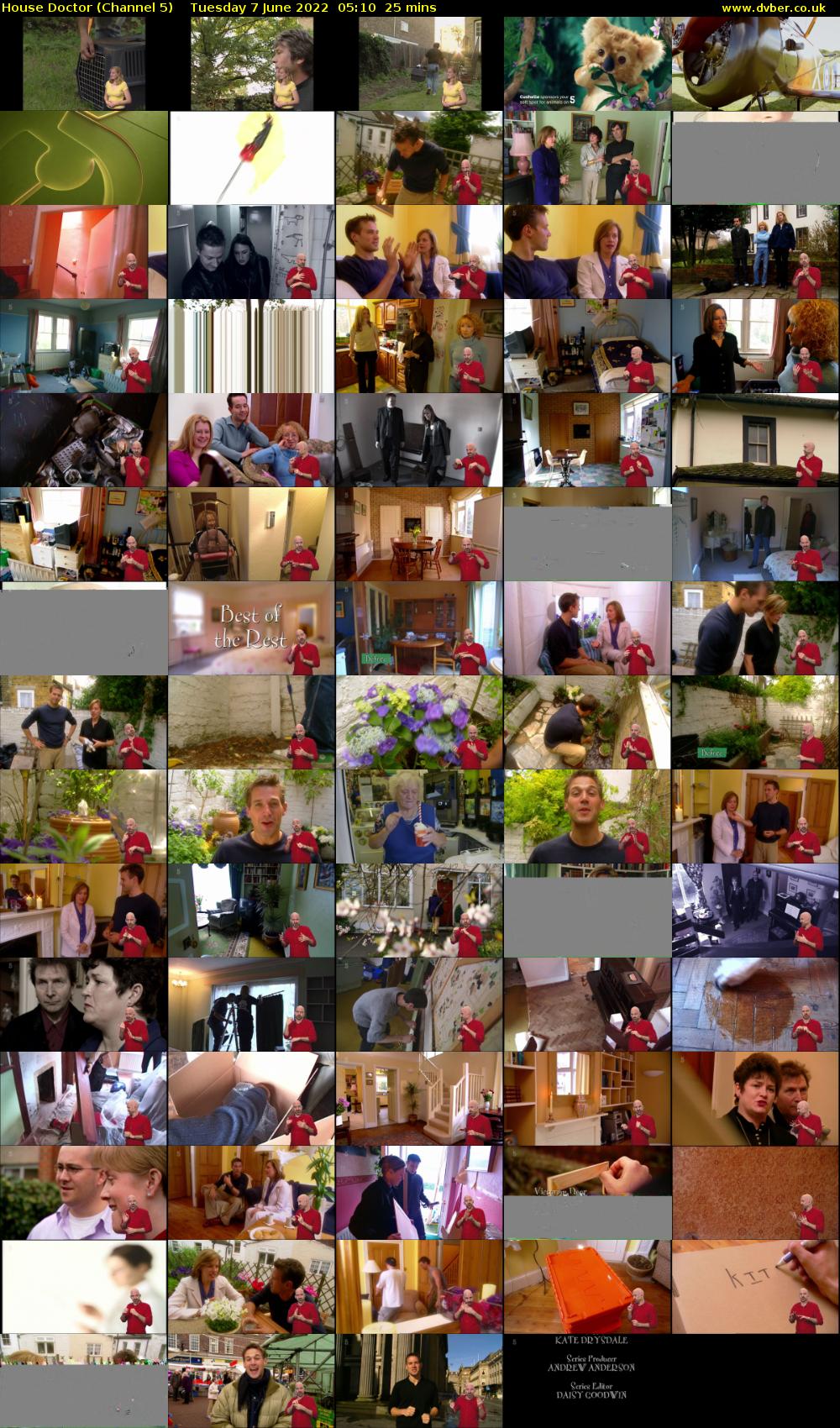 House Doctor (Channel 5) Tuesday 7 June 2022 05:10 - 05:35