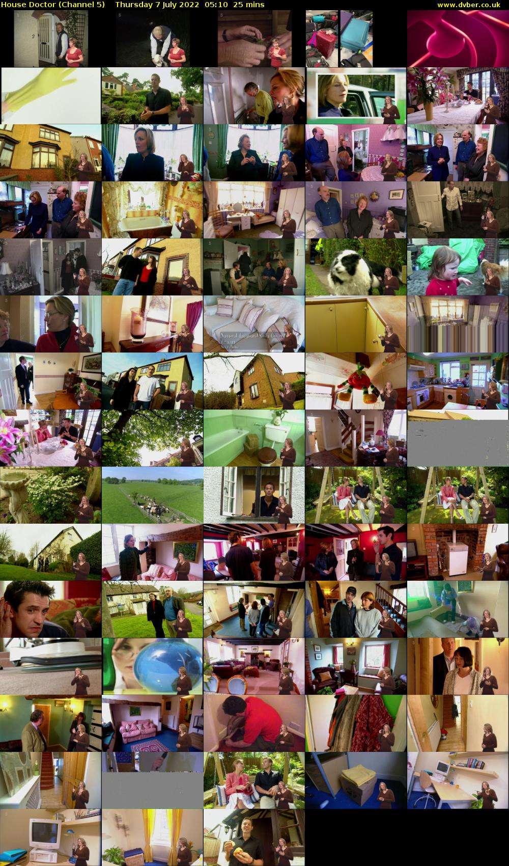 House Doctor (Channel 5) Thursday 7 July 2022 05:10 - 05:35