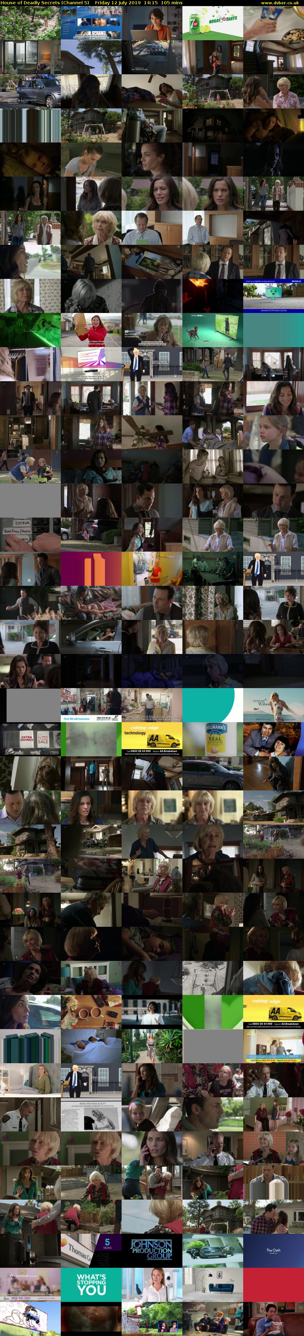 House of Deadly Secrets (Channel 5) Friday 12 July 2019 14:15 - 16:00