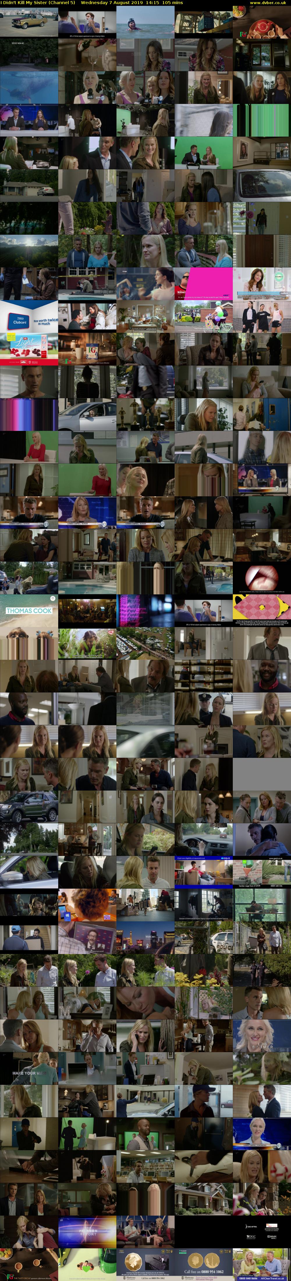 I Didn't Kill My Sister (Channel 5) Wednesday 7 August 2019 14:15 - 16:00