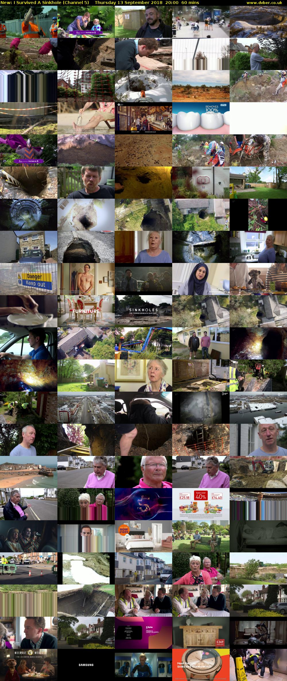 I Survived A Sinkhole (Channel 5) Thursday 13 September 2018 20:00 - 21:00