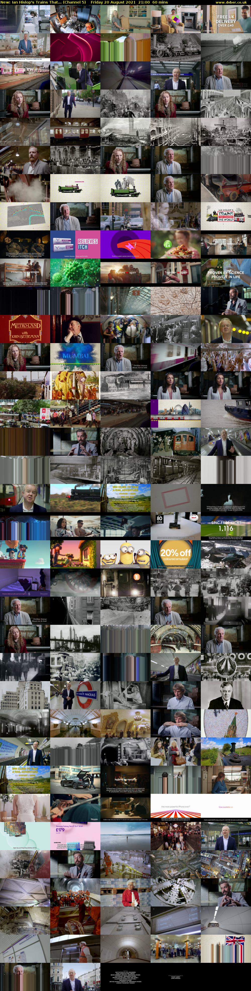 Ian Hislop's Trains That... (Channel 5) Friday 20 August 2021 21:00 - 22:00