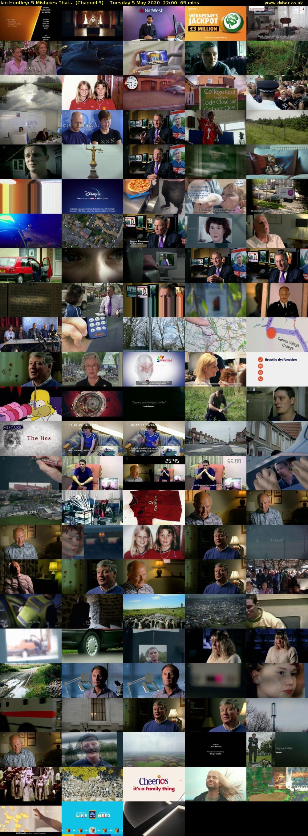Ian Huntley: 5 Mistakes That... (Channel 5) Tuesday 5 May 2020 22:00 - 23:05