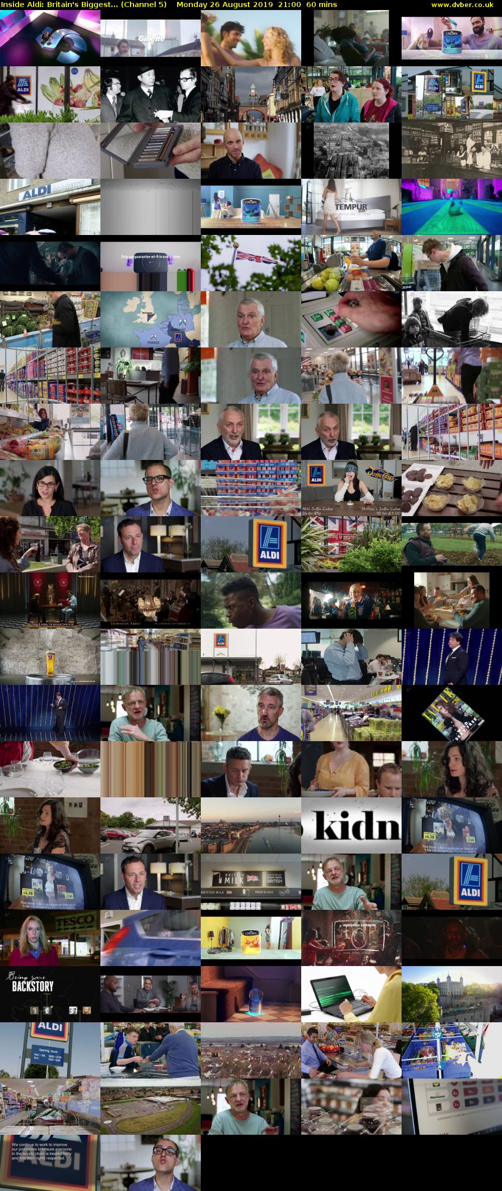 Inside Aldi: Britain's Biggest... (Channel 5) Monday 26 August 2019 21:00 - 22:00