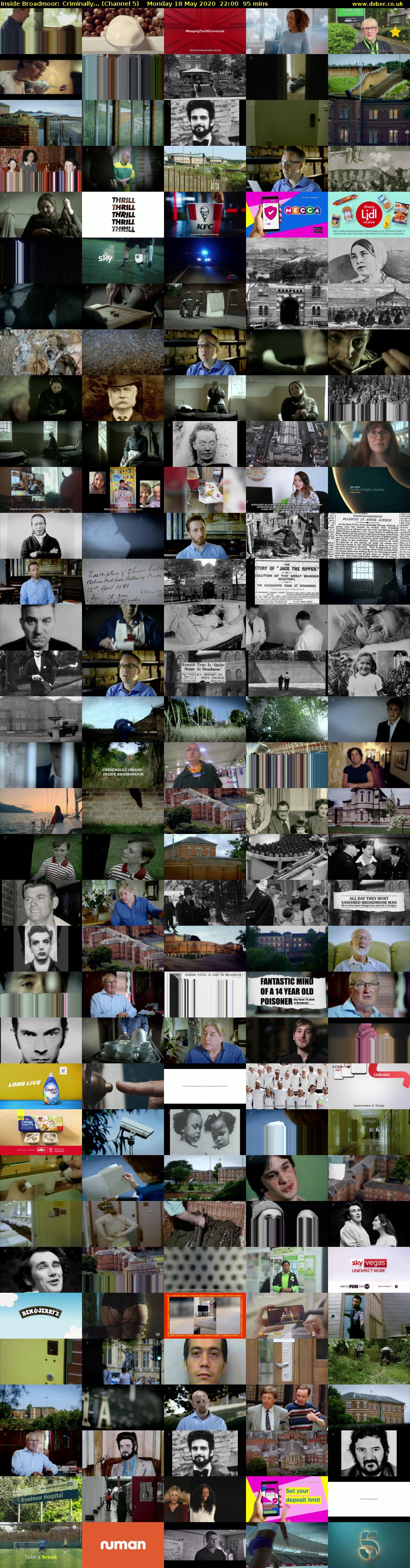 Inside Broadmoor: Criminally... (Channel 5) Monday 18 May 2020 22:00 - 23:35