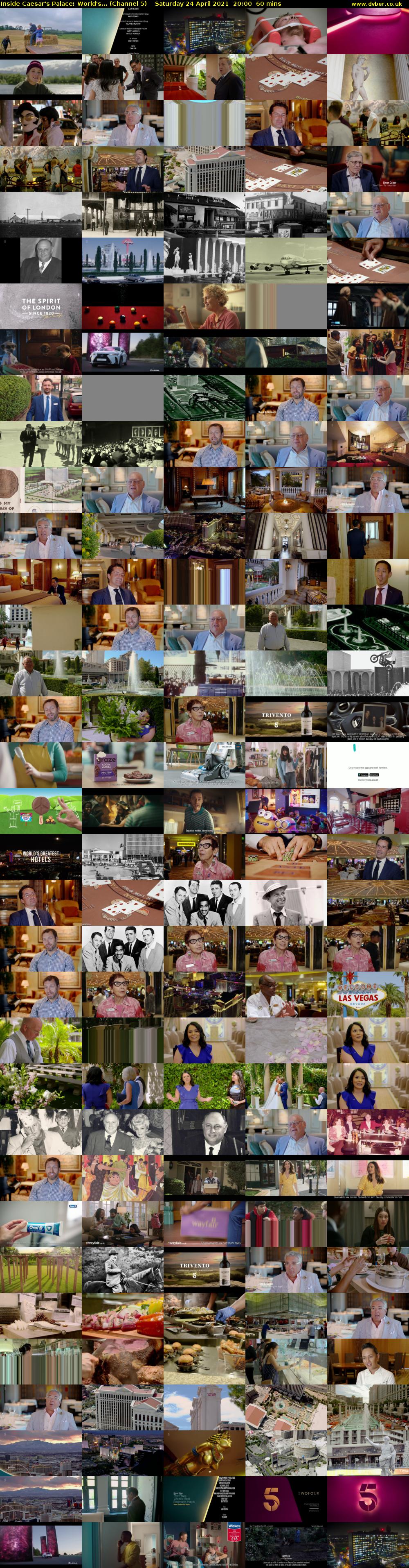 Inside Caesar's Palace: World's... (Channel 5) Saturday 24 April 2021 20:00 - 21:00