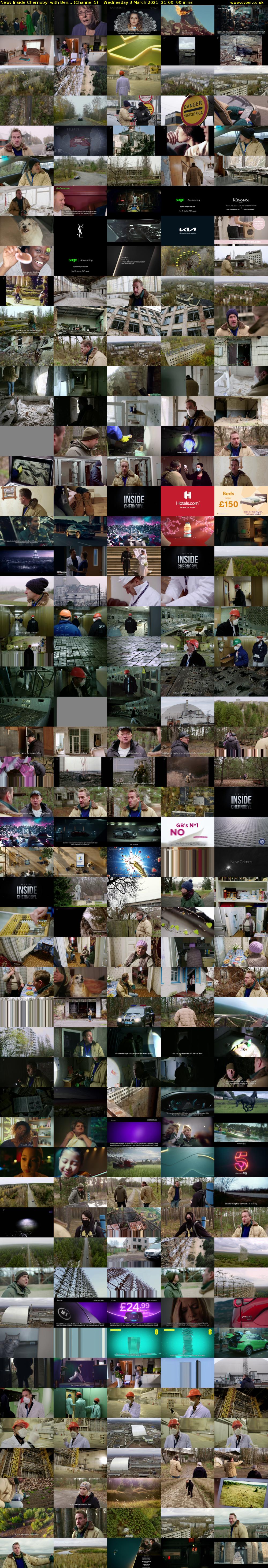 Inside Chernobyl with Ben... (Channel 5) Wednesday 3 March 2021 21:00 - 22:30