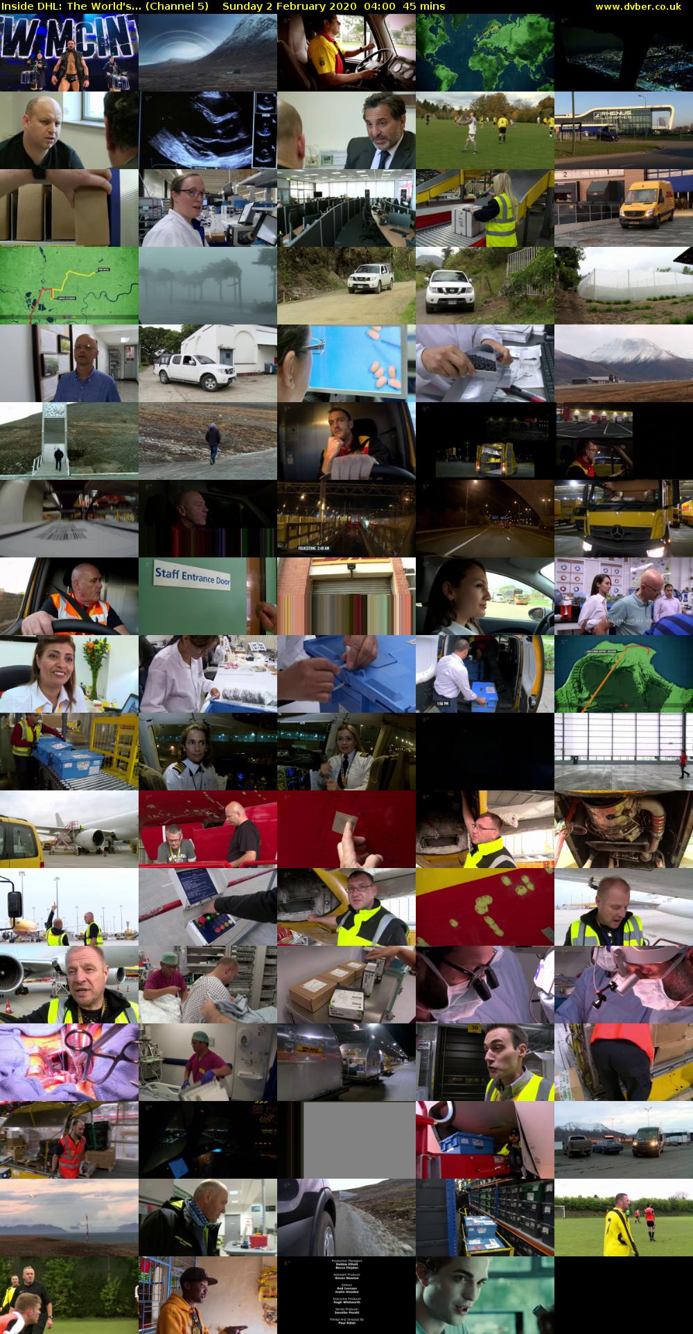 Inside DHL: The World's... (Channel 5) Sunday 2 February 2020 04:00 - 04:45