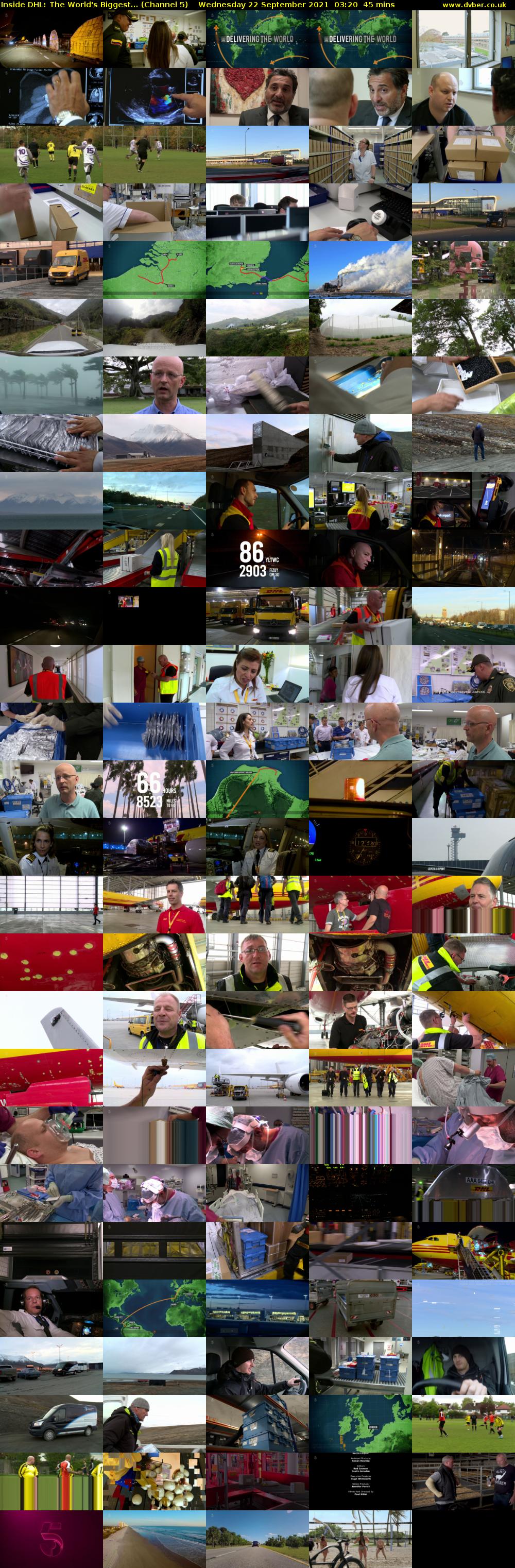 Inside DHL: The World's Biggest... (Channel 5) Wednesday 22 September 2021 03:20 - 04:05