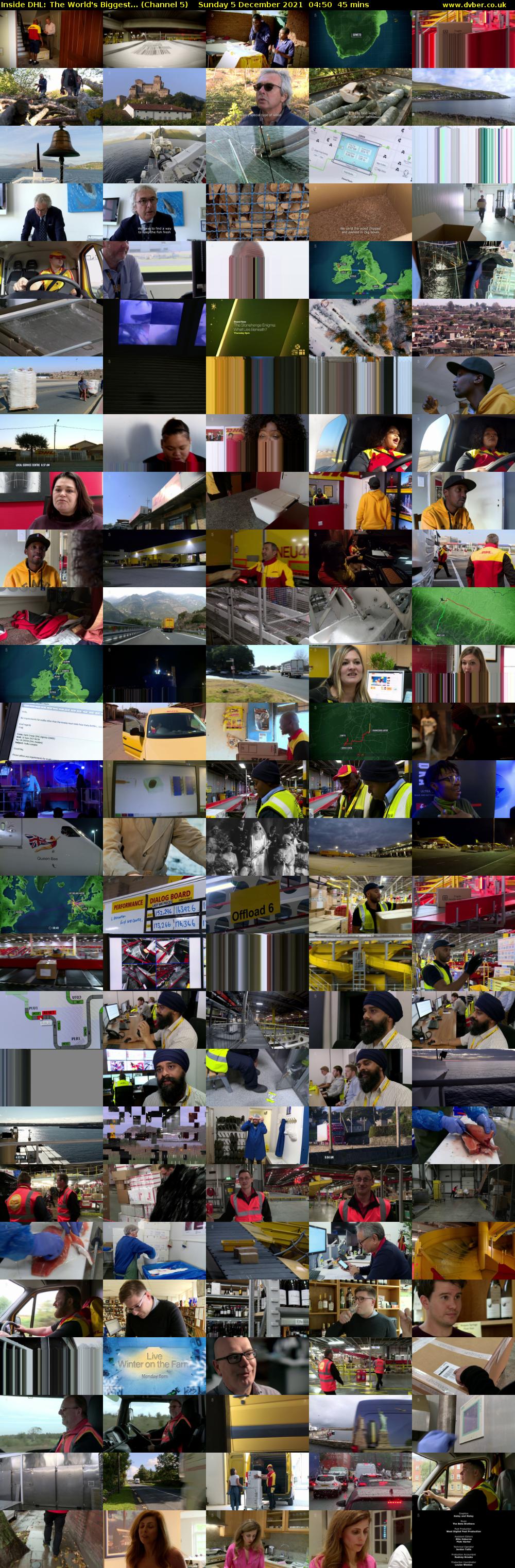 Inside DHL: The World's Biggest... (Channel 5) Sunday 5 December 2021 04:50 - 05:35