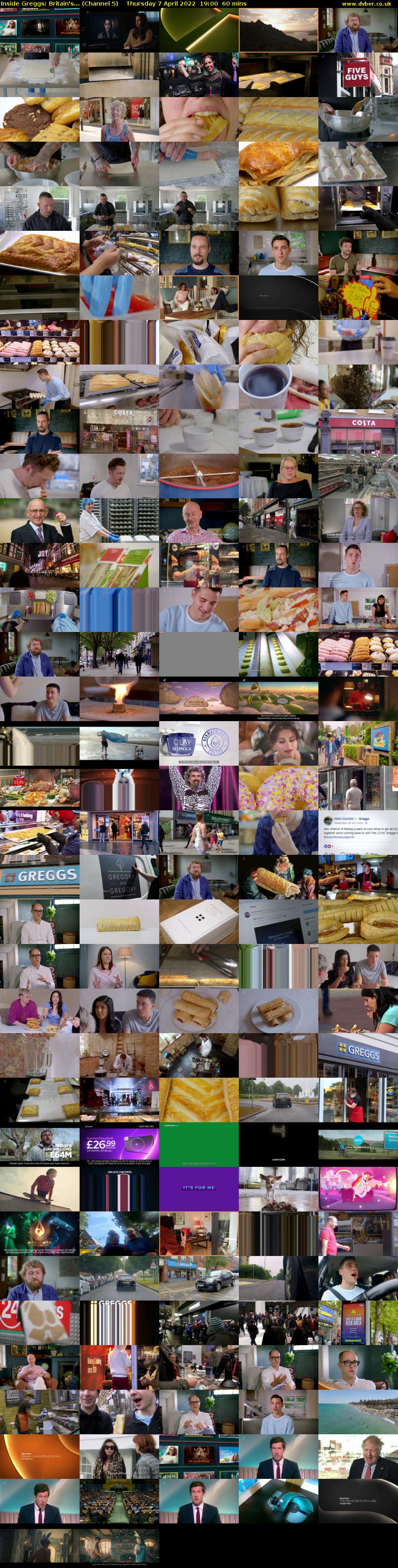 Inside Greggs: Britain's... (Channel 5) Thursday 7 April 2022 19:00 - 20:00