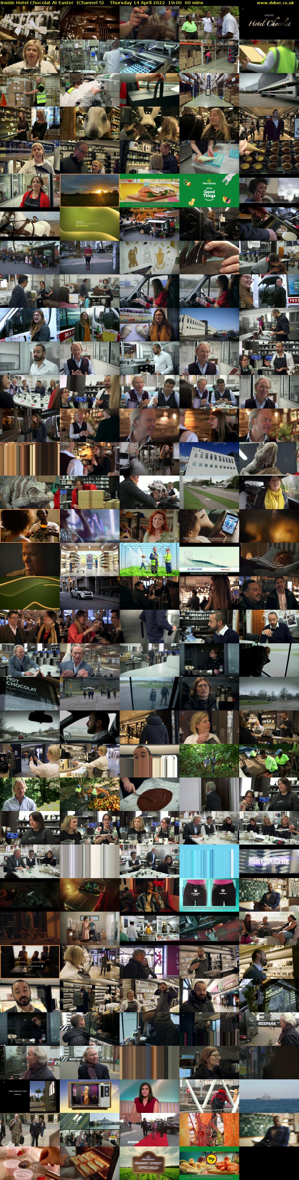 Inside Hotel Chocolat At Easter  (Channel 5) Thursday 14 April 2022 19:00 - 20:00