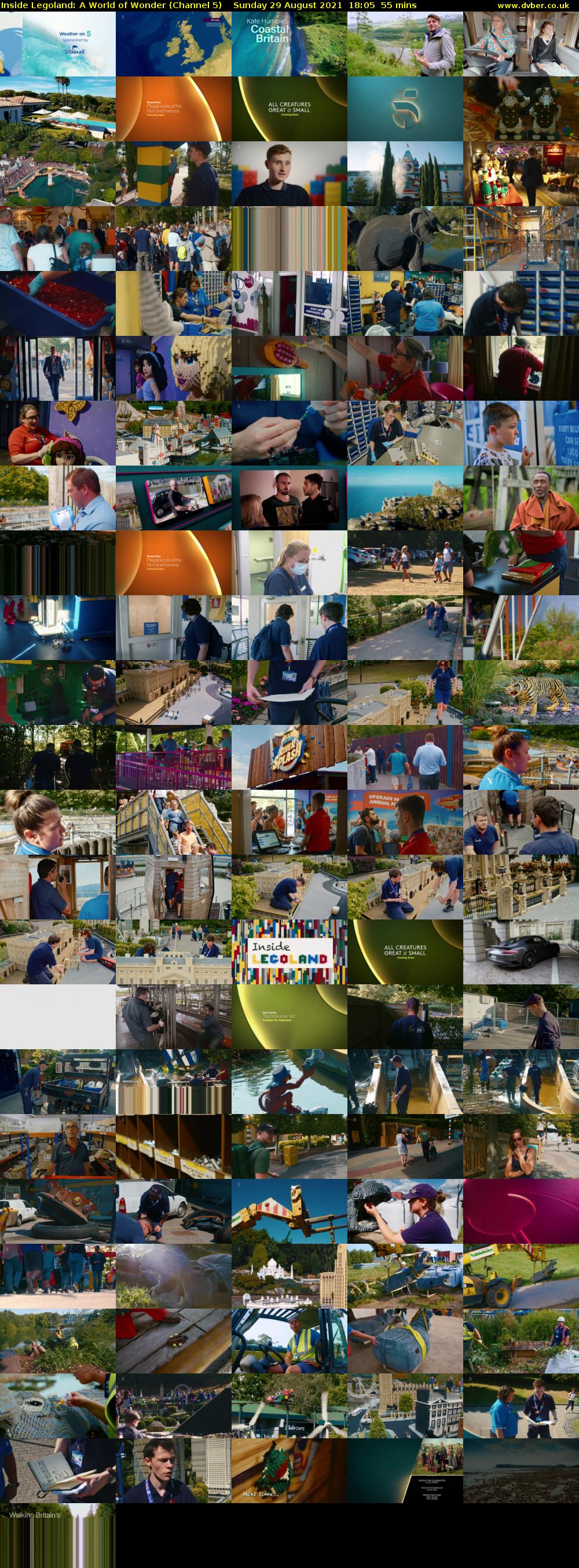 Inside Legoland: A World of Wonder (Channel 5) Sunday 29 August 2021 18:05 - 19:00