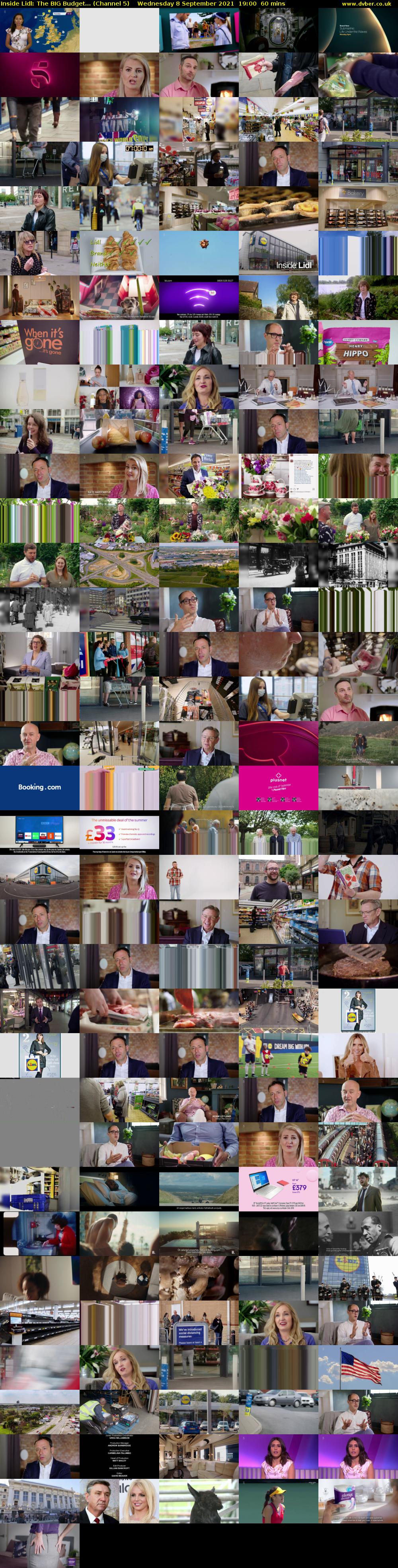 Inside Lidl: The BIG Budget... (Channel 5) Wednesday 8 September 2021 19:00 - 20:00