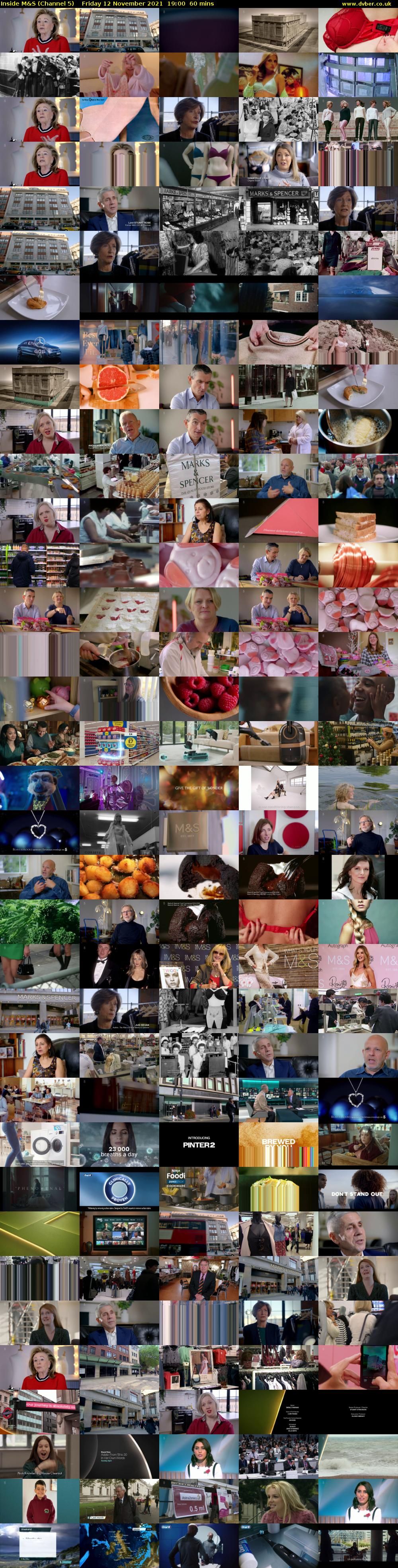 Inside M&S (Channel 5) Friday 12 November 2021 19:00 - 20:00