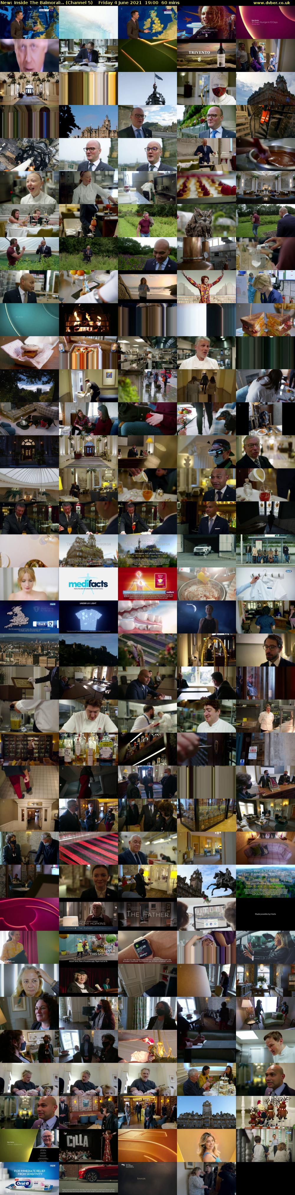 Inside The Balmoral:.. (Channel 5) Friday 4 June 2021 19:00 - 20:00