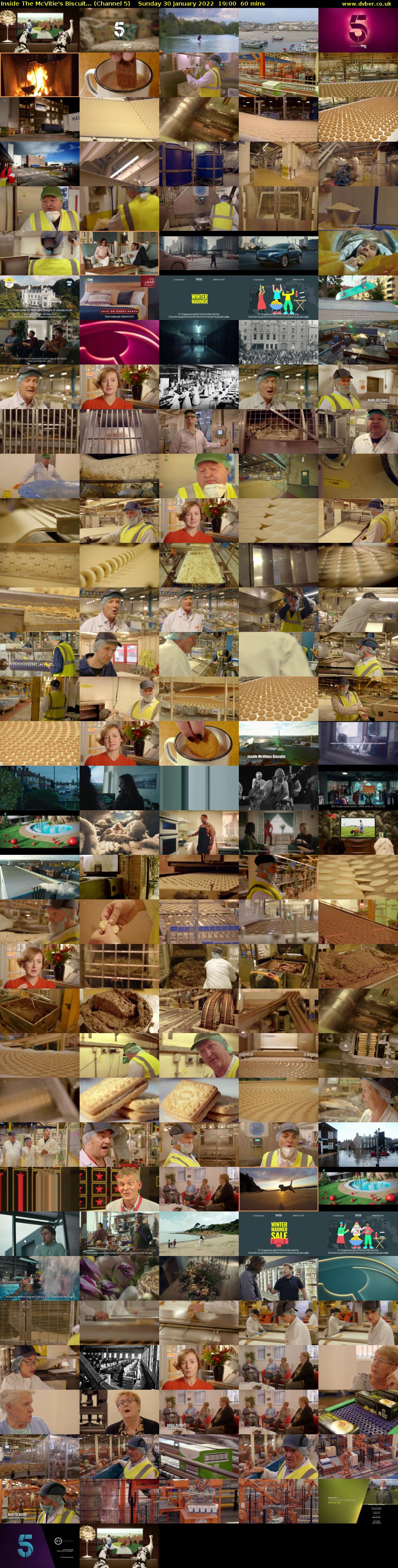 Inside The McVitie's Biscuit... (Channel 5) Sunday 30 January 2022 19:00 - 20:00
