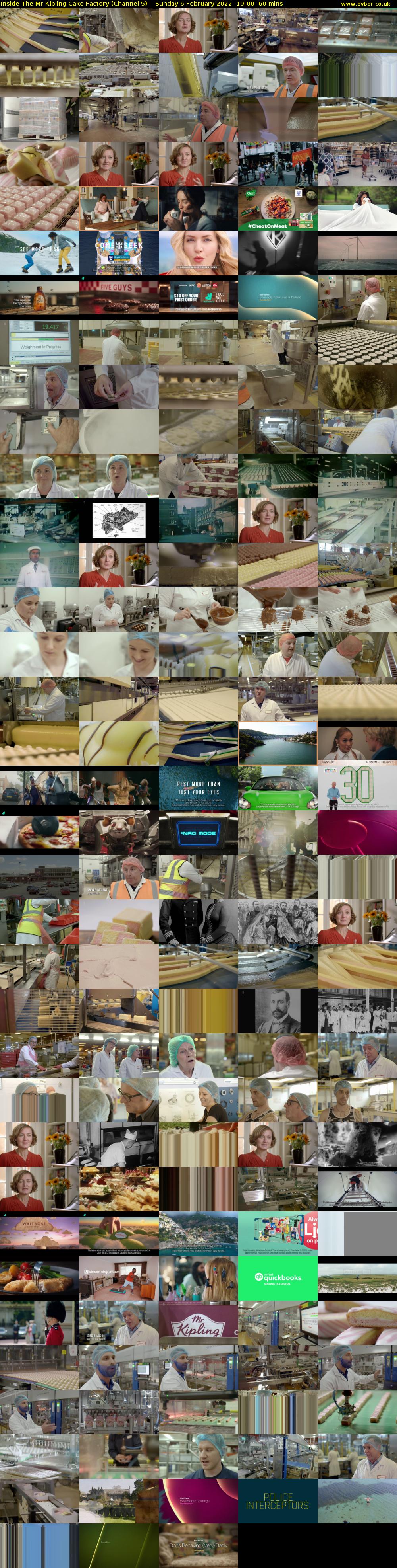 Inside The Mr Kipling Cake Factory (Channel 5) Sunday 6 February 2022 19:00 - 20:00