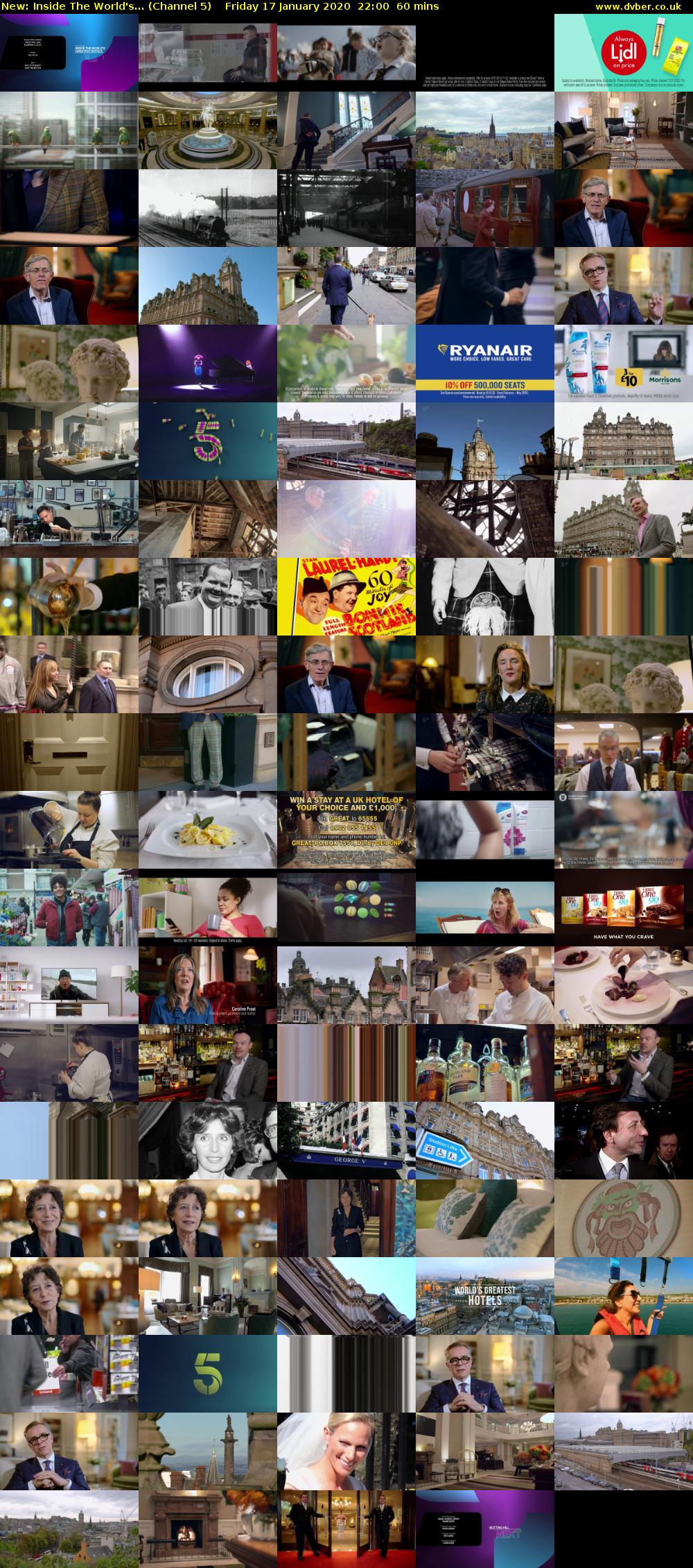 Inside The World's... (Channel 5) Friday 17 January 2020 22:00 - 23:00