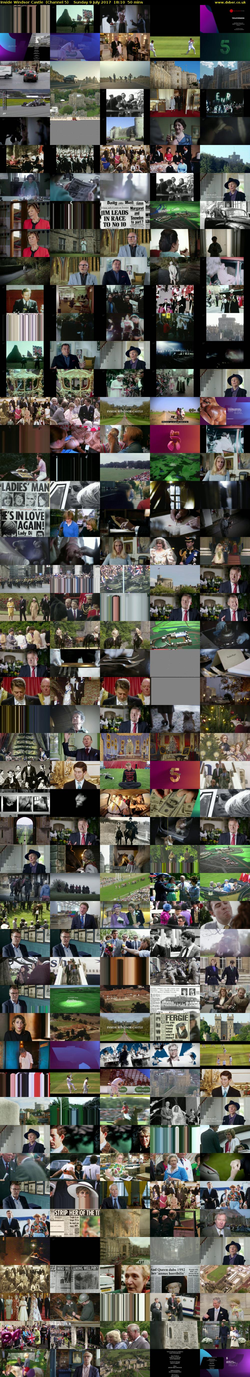 Inside Windsor Castle  (Channel 5) Sunday 9 July 2017 18:10 - 19:00
