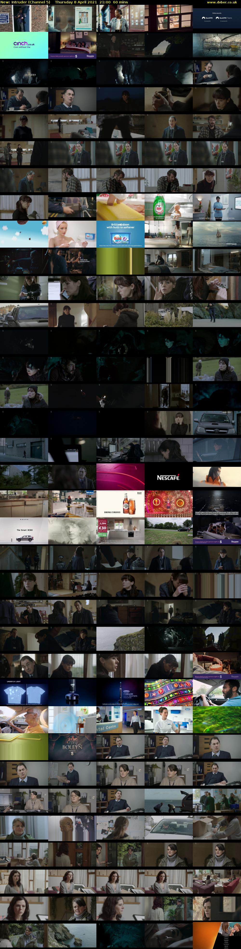 Intruder (Channel 5) Thursday 8 April 2021 21:00 - 22:00