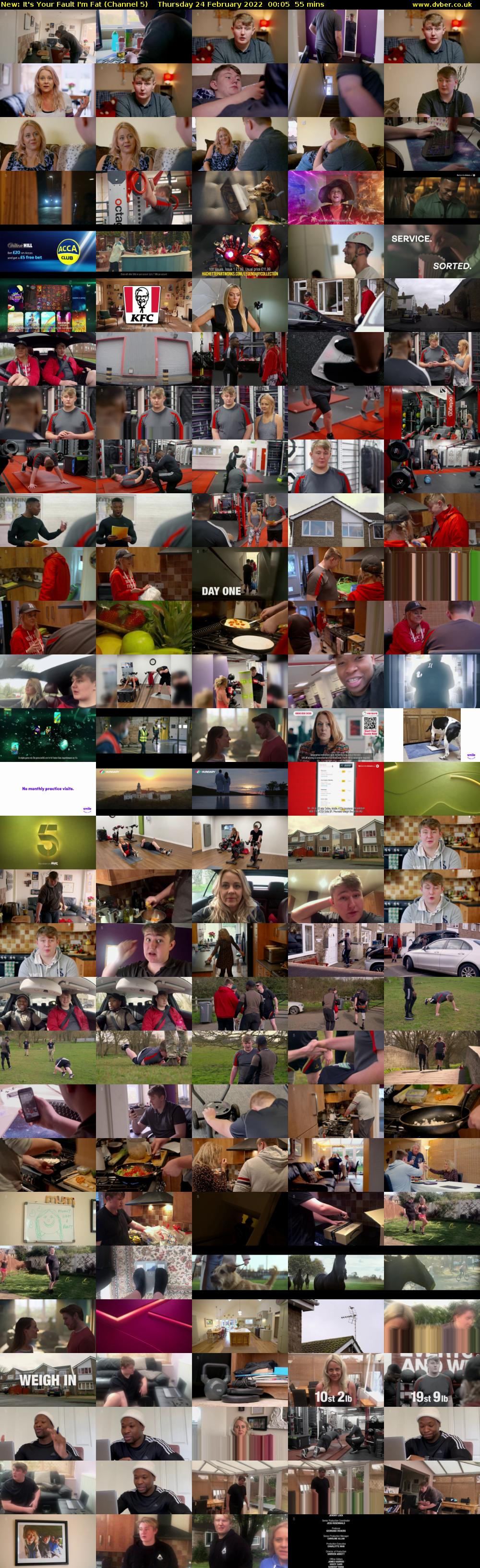 It's Your Fault I'm Fat (Channel 5) Thursday 24 February 2022 00:05 - 01:00