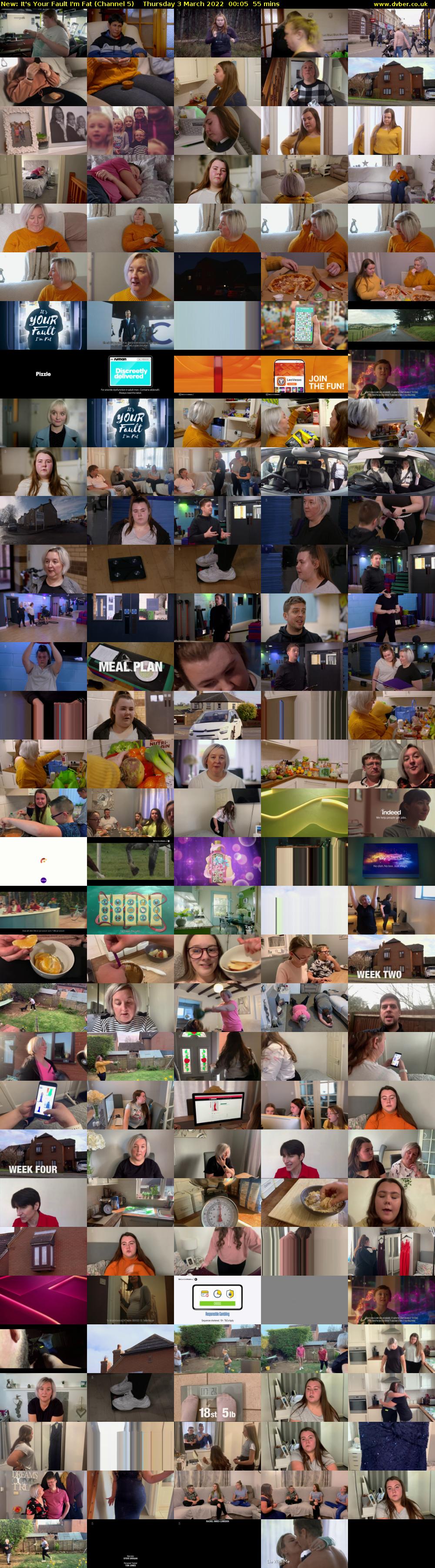 It's Your Fault I'm Fat (Channel 5) Thursday 3 March 2022 00:05 - 01:00