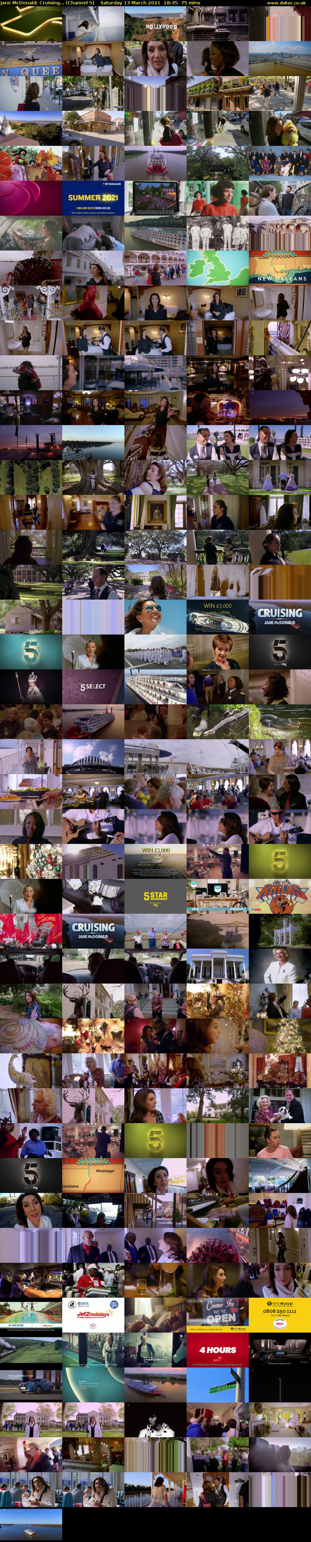 Jane McDonald: Cruising... (Channel 5) Saturday 13 March 2021 18:45 - 20:00