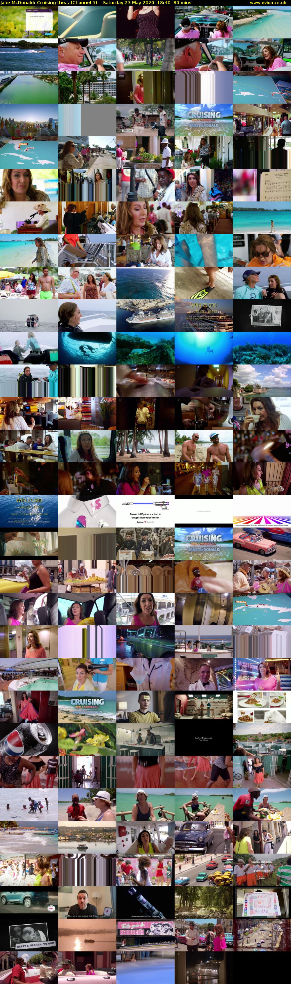 Jane McDonald: Cruising the... (Channel 5) Saturday 23 May 2020 18:40 - 20:00