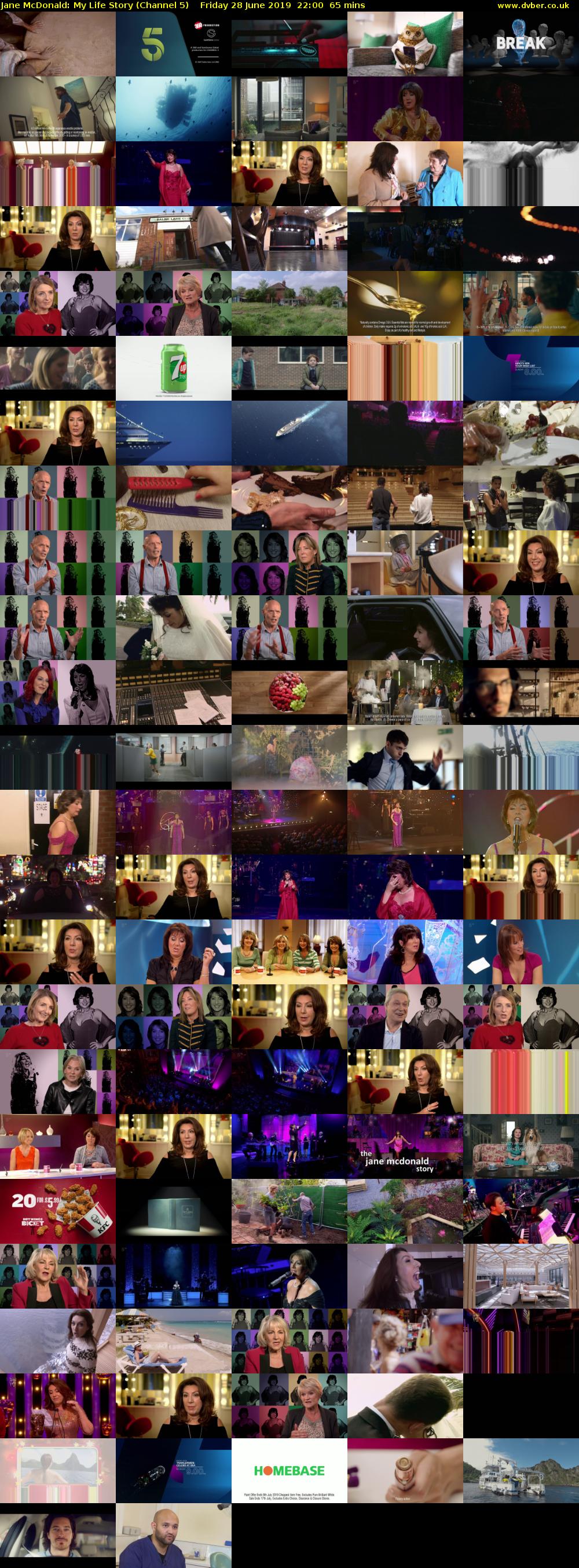 Jane McDonald: My Life Story (Channel 5) Friday 28 June 2019 22:00 - 23:05