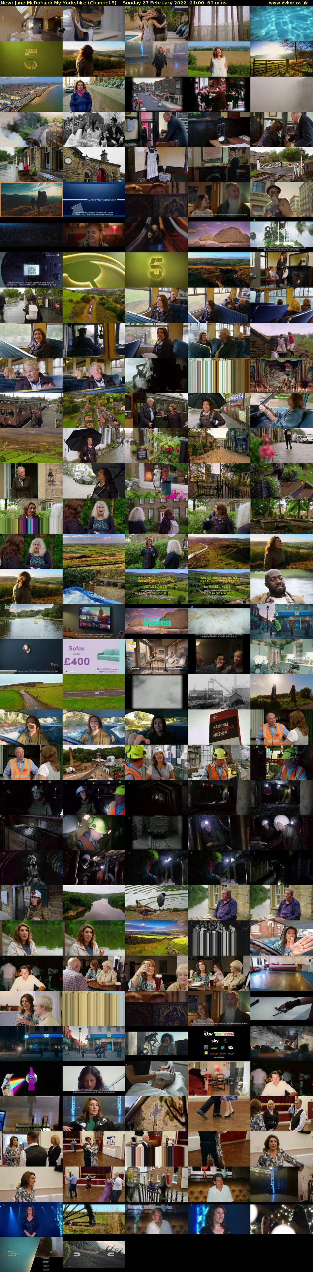 Jane McDonald: My Yorkshire (Channel 5) Sunday 27 February 2022 21:00 - 22:00