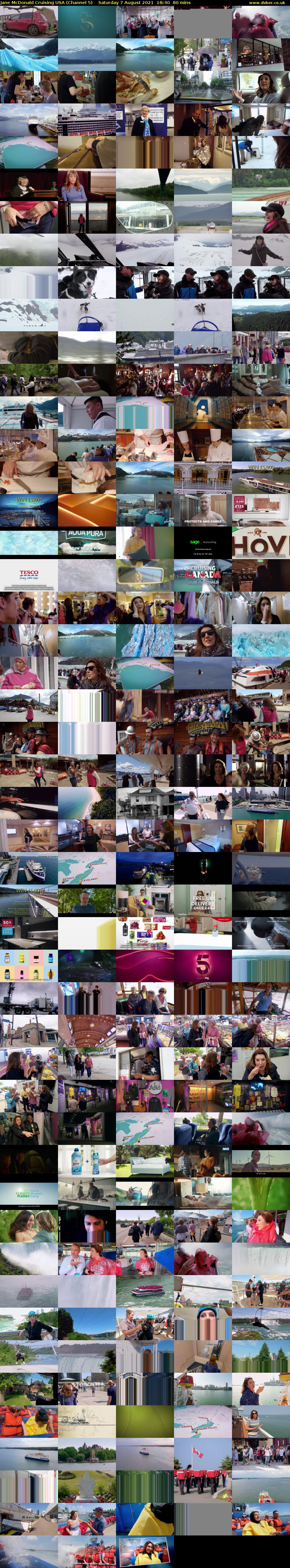 Jane McDonald Cruising USA (Channel 5) Saturday 7 August 2021 18:40 - 20:00
