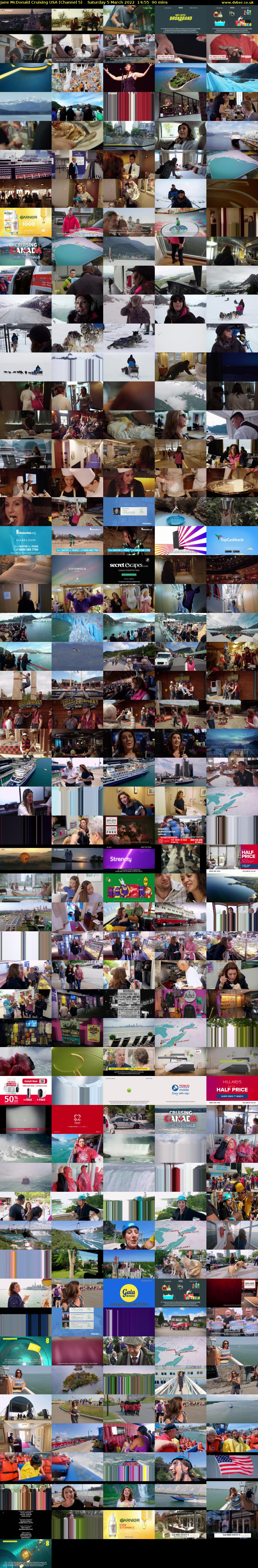 Jane McDonald Cruising USA (Channel 5) Saturday 5 March 2022 14:55 - 16:25