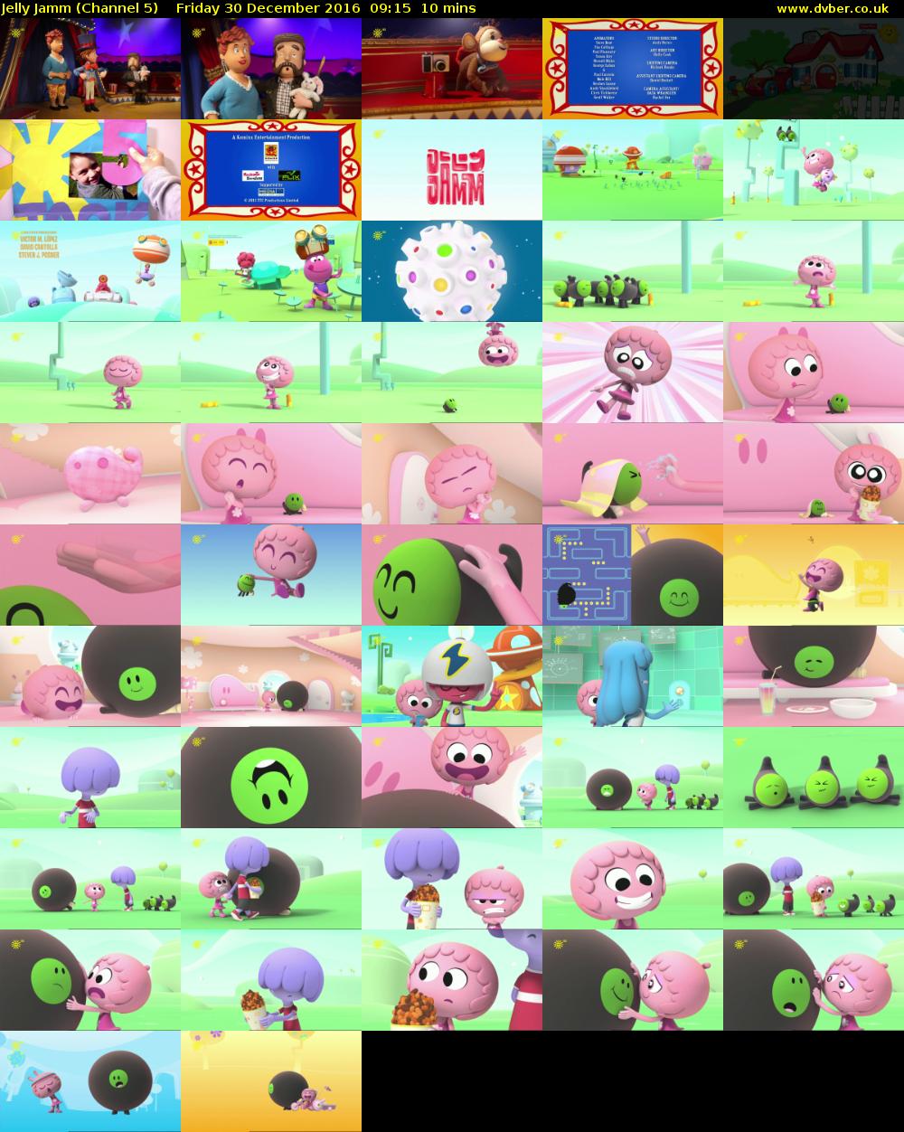 Jelly Jamm (Channel 5) Friday 30 December 2016 09:15 - 09:25