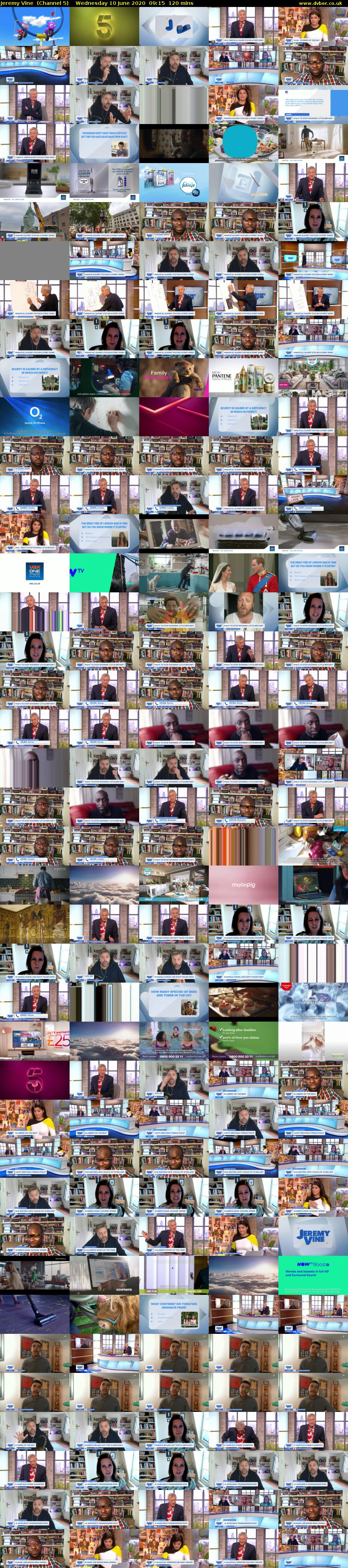 Jeremy Vine  (Channel 5) Wednesday 10 June 2020 09:15 - 11:15