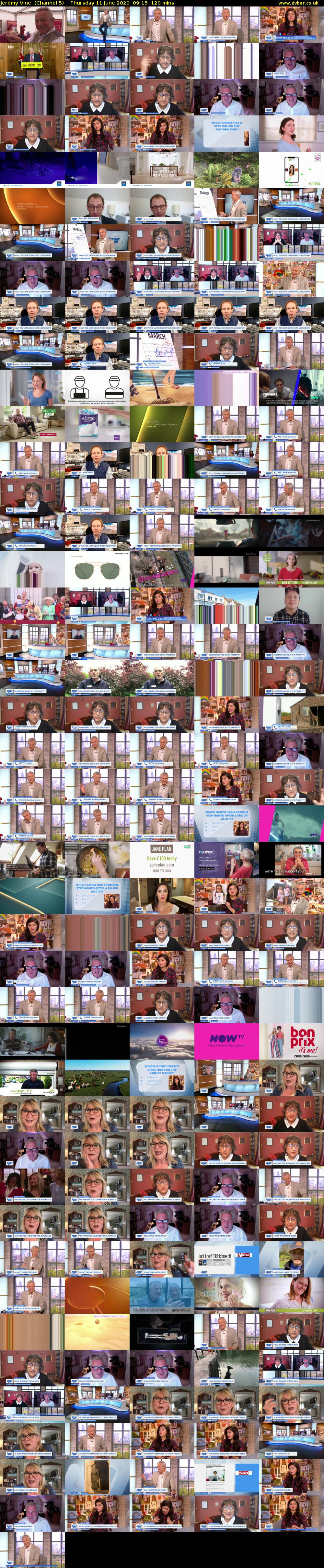 Jeremy Vine  (Channel 5) Thursday 11 June 2020 09:15 - 11:15