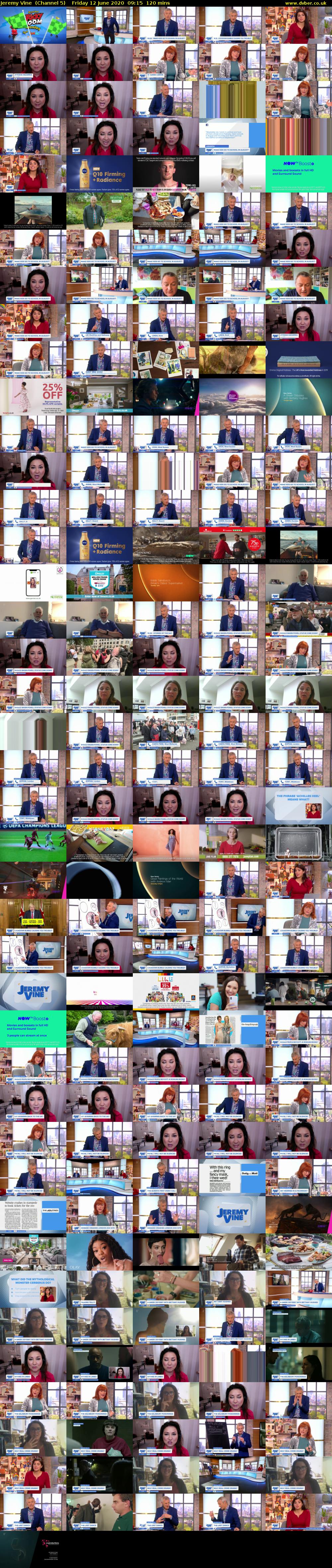 Jeremy Vine  (Channel 5) Friday 12 June 2020 09:15 - 11:15