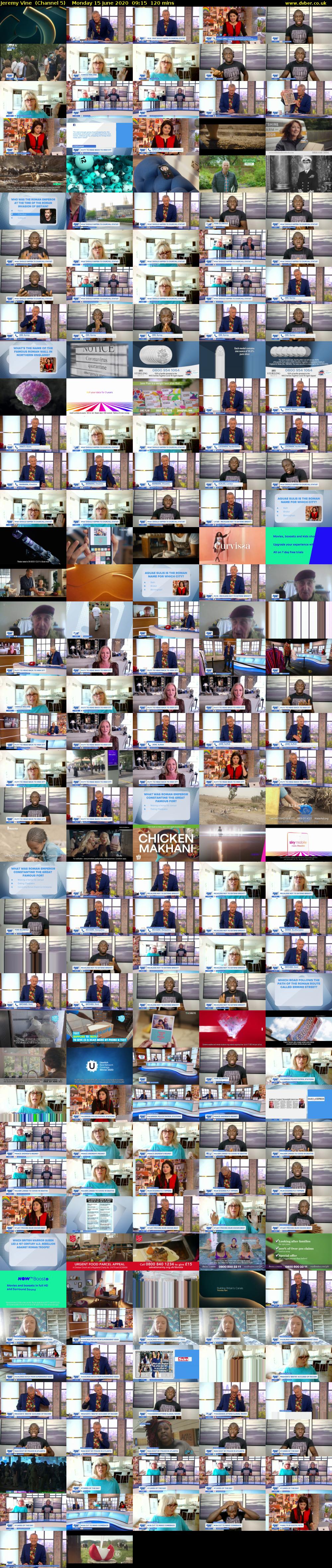 Jeremy Vine  (Channel 5) Monday 15 June 2020 09:15 - 11:15