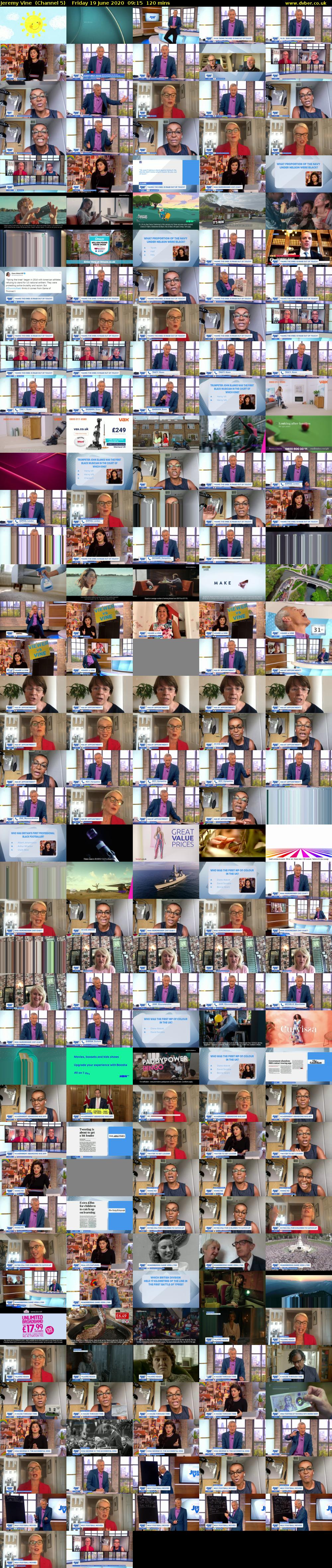 Jeremy Vine  (Channel 5) Friday 19 June 2020 09:15 - 11:15