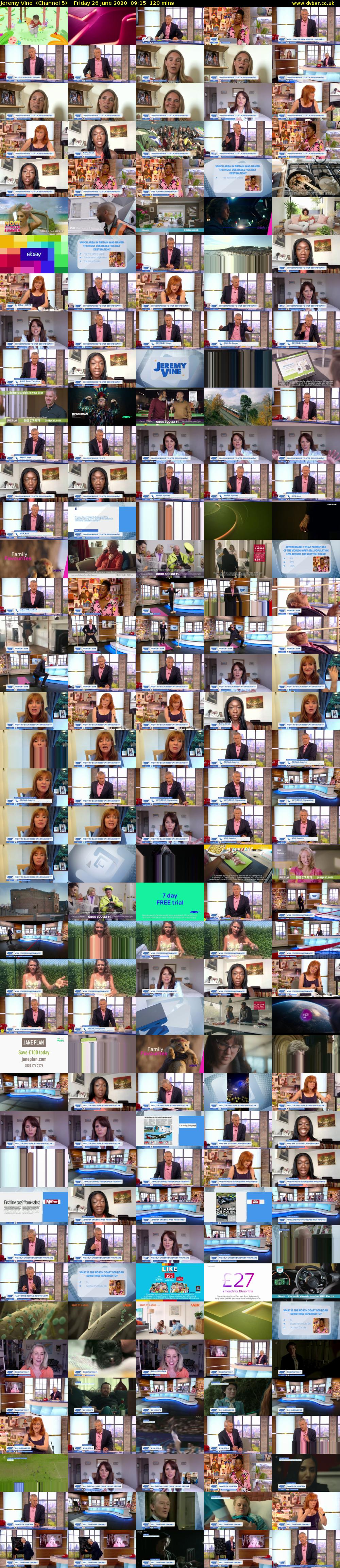 Jeremy Vine  (Channel 5) Friday 26 June 2020 09:15 - 11:15