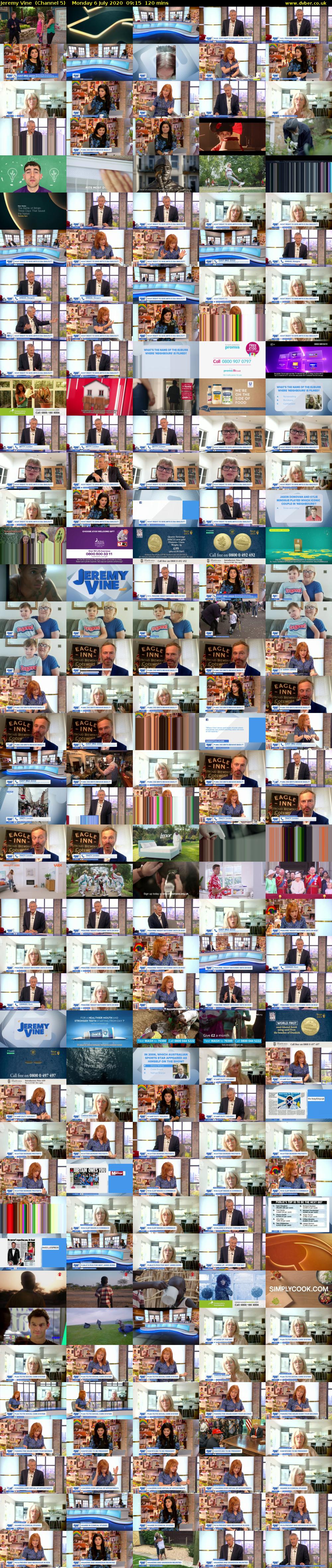 Jeremy Vine  (Channel 5) Monday 6 July 2020 09:15 - 11:15