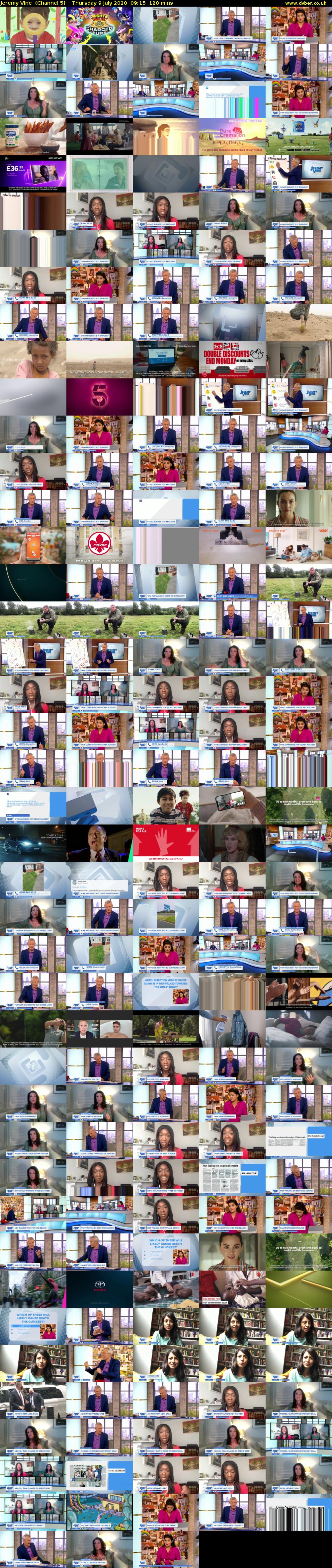Jeremy Vine  (Channel 5) Thursday 9 July 2020 09:15 - 11:15