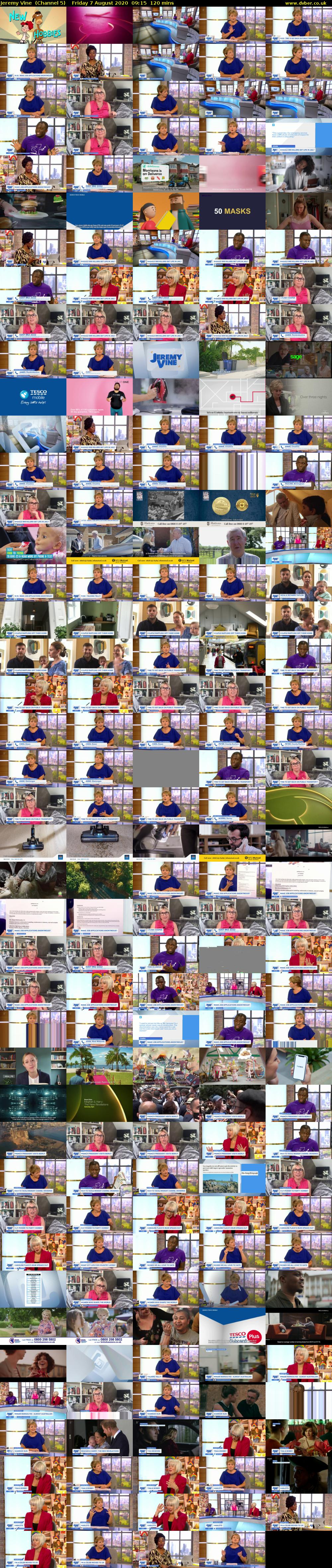 Jeremy Vine  (Channel 5) Friday 7 August 2020 09:15 - 11:15