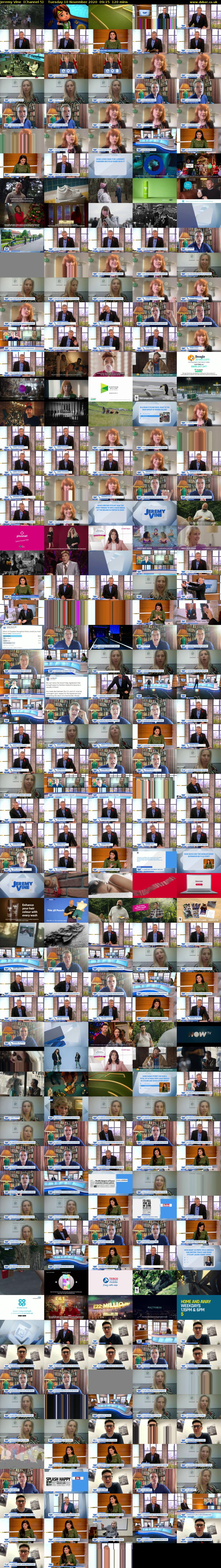 Jeremy Vine  (Channel 5) Tuesday 10 November 2020 09:15 - 11:15