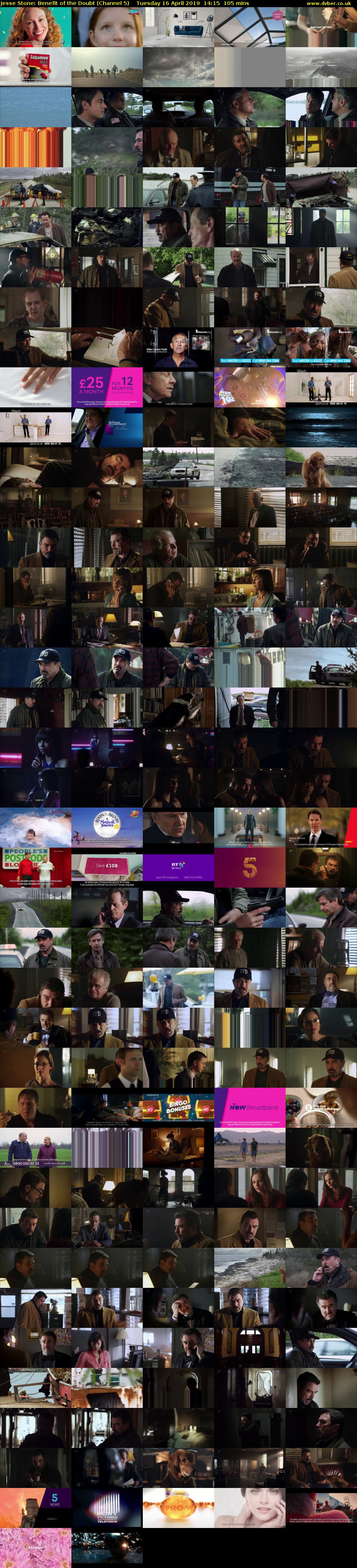 Jesse Stone: Benefit of the Doubt (Channel 5) Tuesday 16 April 2019 14:15 - 16:00