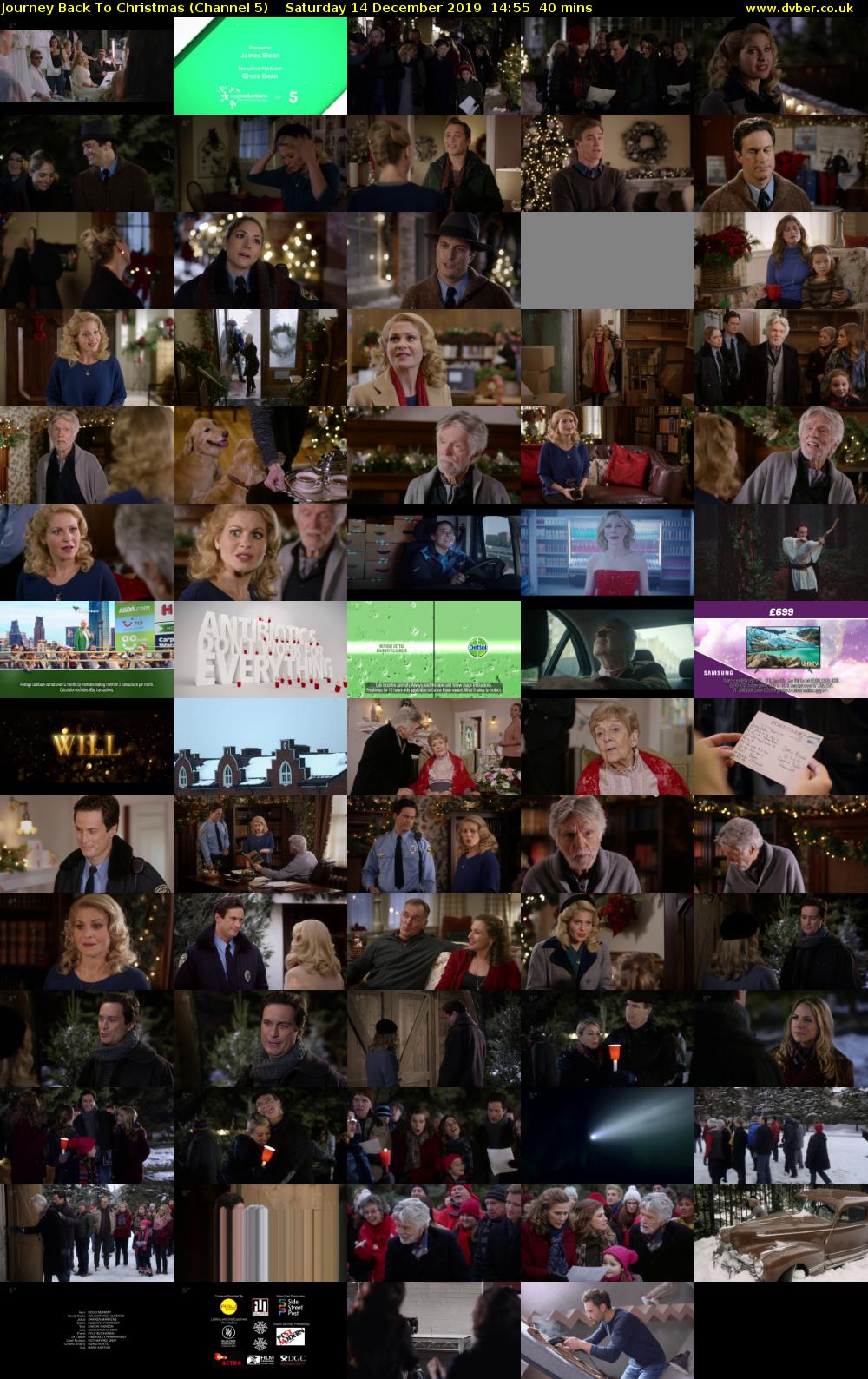 Journey Back To Christmas (Channel 5) Saturday 14 December 2019 14:55 - 15:35