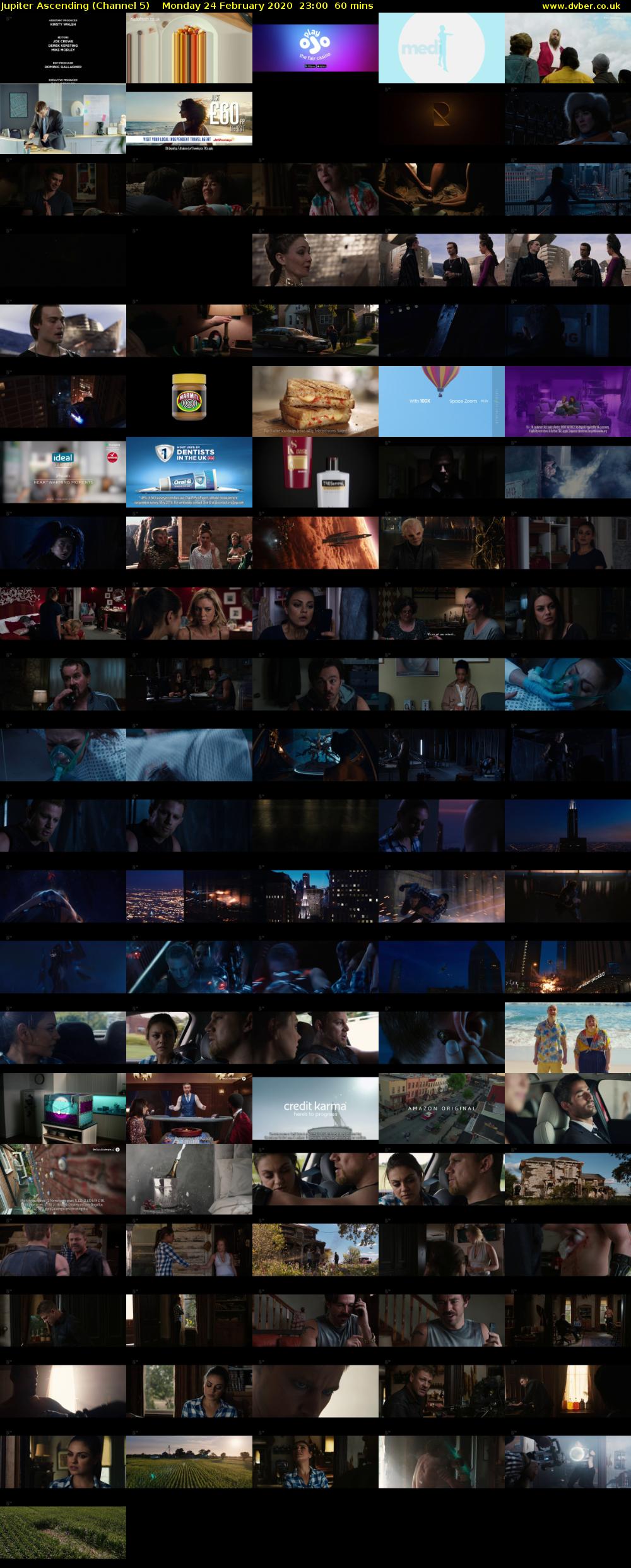 Jupiter Ascending (Channel 5) Monday 24 February 2020 23:00 - 00:00