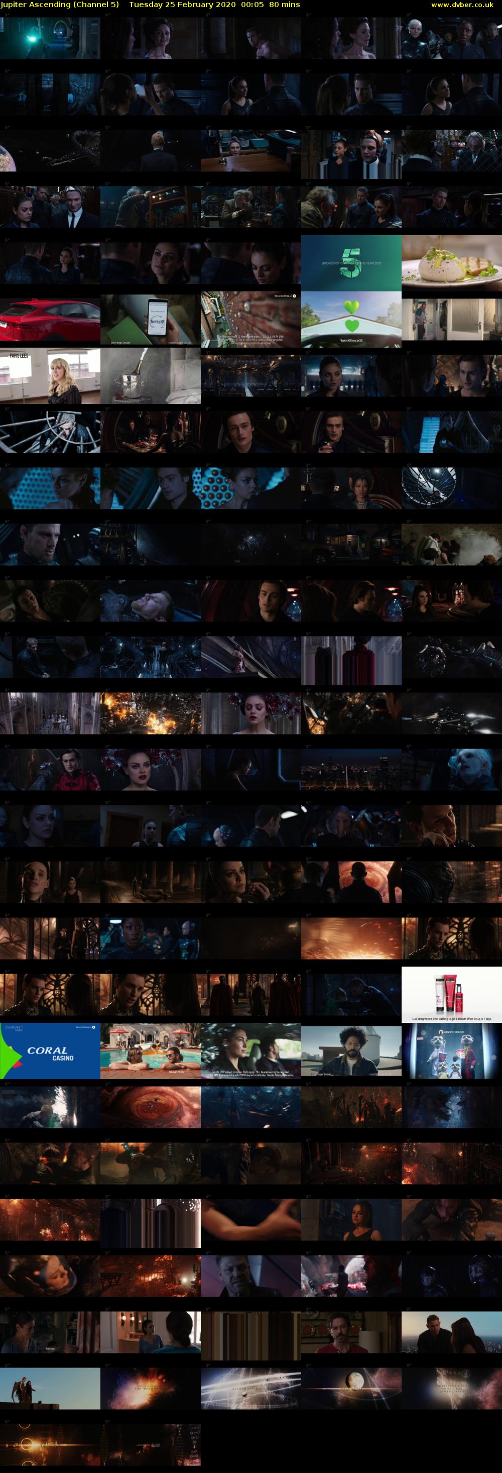Jupiter Ascending (Channel 5) Tuesday 25 February 2020 00:05 - 01:25